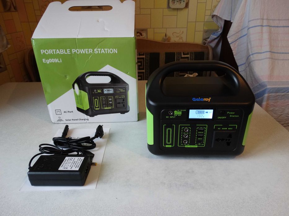 Портативная зарядная станция GaiaRay 300W/256Wh, повербанк