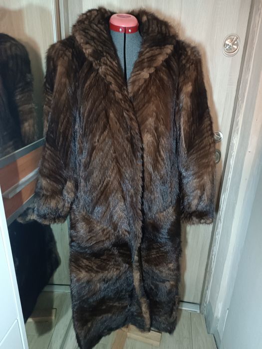 LEKKIE  Futro naturalne norki  46 48 zł XXL xxxl50