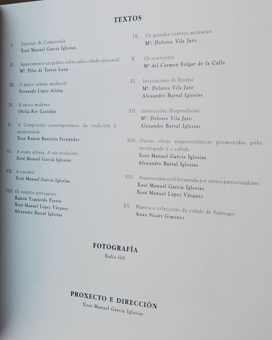 Património histórico galego - Santiago de Compostela e Ourense - 3 vol