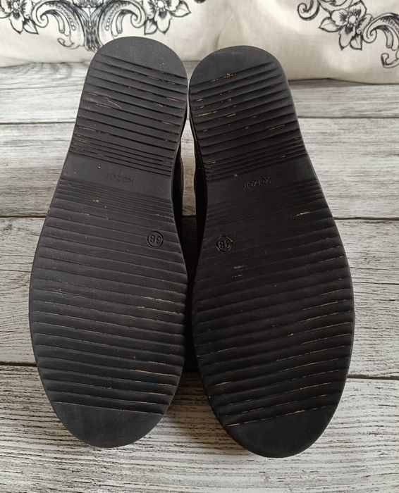 Czarne buty sportowe Kazar 38 skóra naturalna