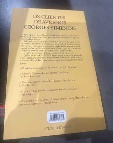 Georges Simenon - Clientes de Avrenos (Novo-portes gratis)
