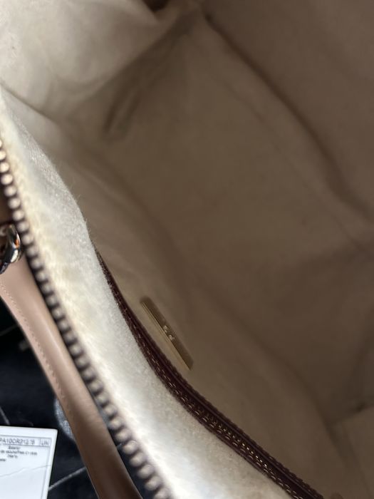 Mala nova grande Purificacion Garcia com etiqueta bordeaux com dustbag