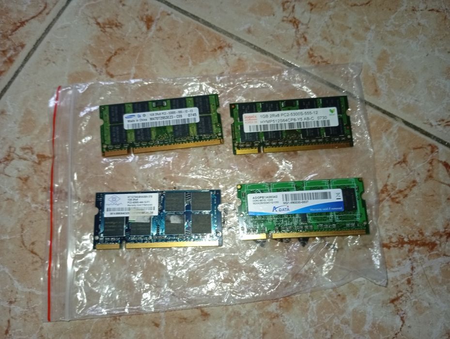 Memorias ram Total 4 GB DDR2 Sodimm