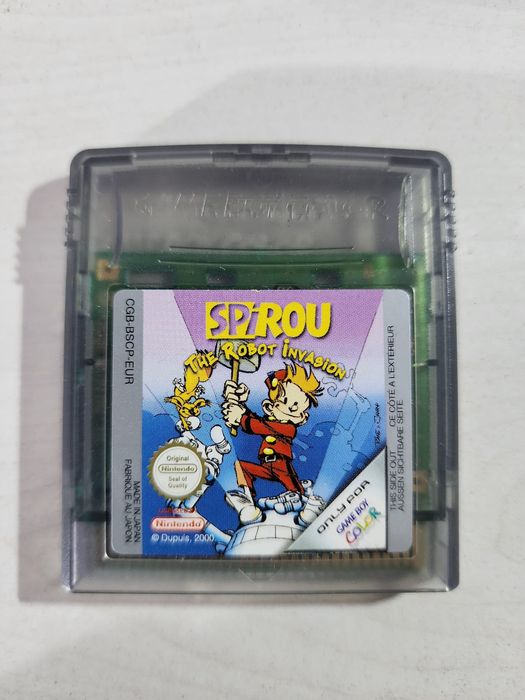 Spirou the robot invasion gameboy color
