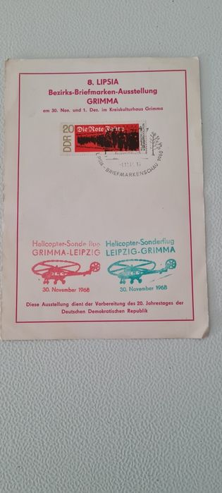 Postal (LIPSIA)  1968 Alemanha Oriental