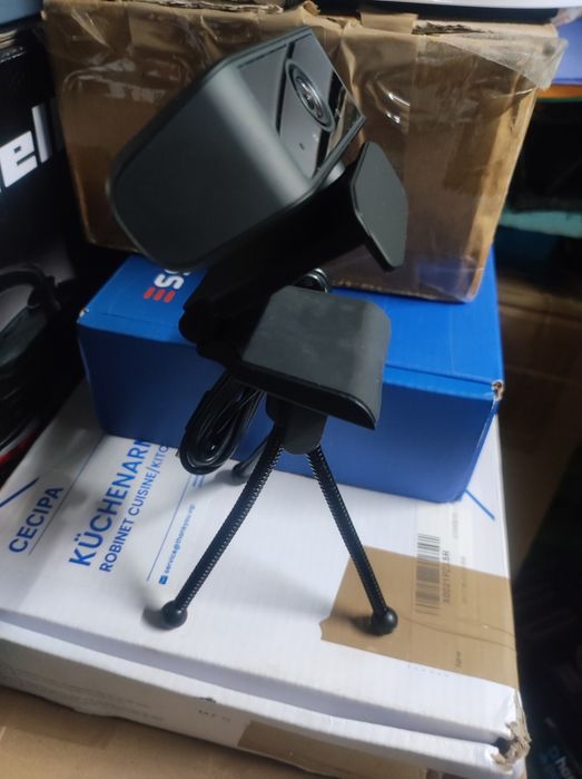 Webcam USB video camera com tripé