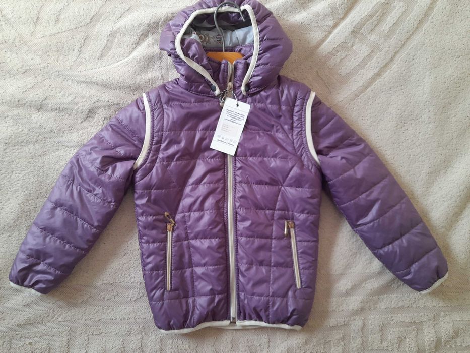 Куртка-жилетка для дівчинки