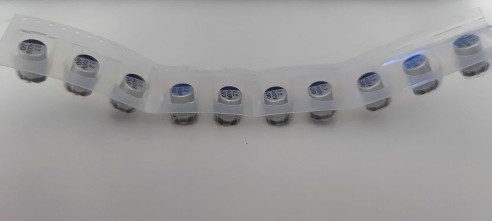 Kondensator smd aluminium 400V 2.2yF 10x8x8