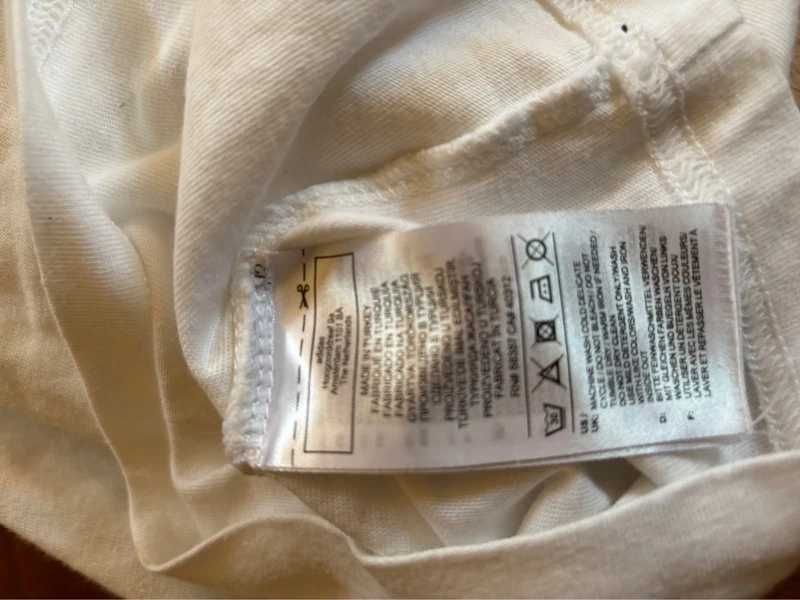 Koszulka męska Adidas biała M Paris