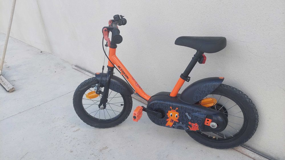 Bicicleta Infantil B'Twin 14" Laranja