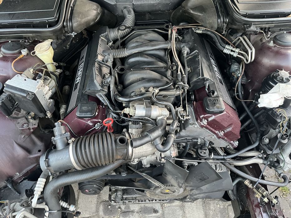 Silnik bmw m62b35 nv 3.5i v8 235km e38 e39 kompletny 535i 735i Milczany ...