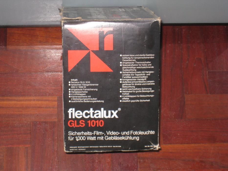 Projector Luz Profissional GLS1010 Reflecta 1000w mão ou tripé estudio