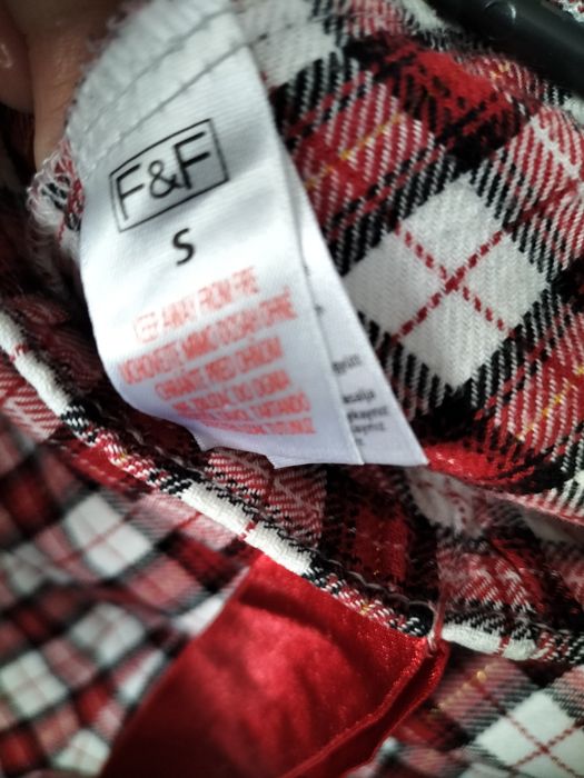 Spodnie dół od piżamy S krata