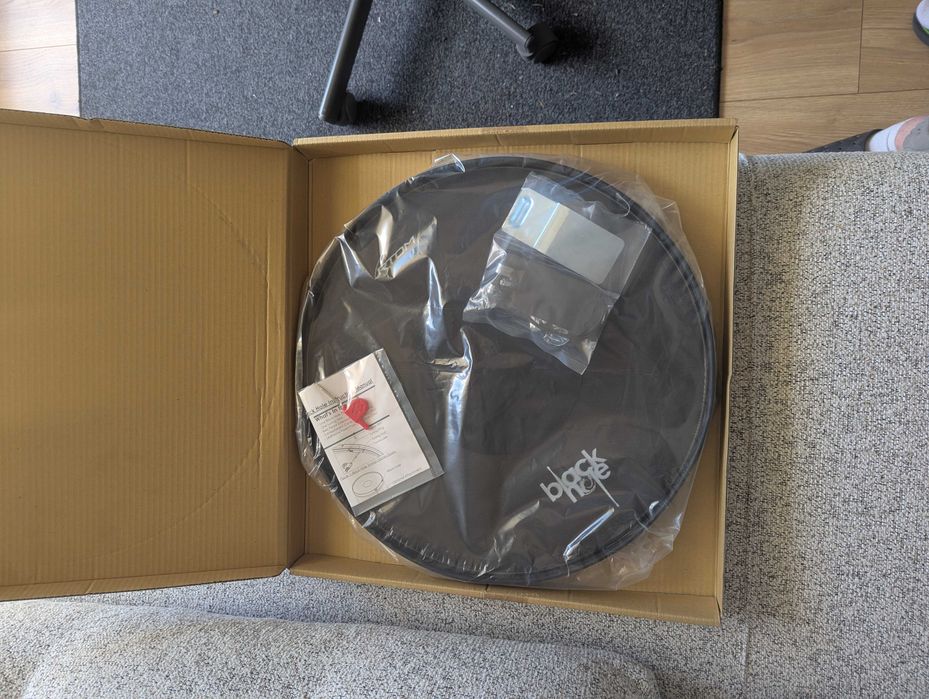 Nakładka wyciszająca pad RTOM Black Hole 18" (Nowa)