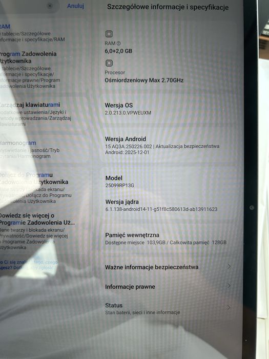 Tablet Redmi Pad 2 pro