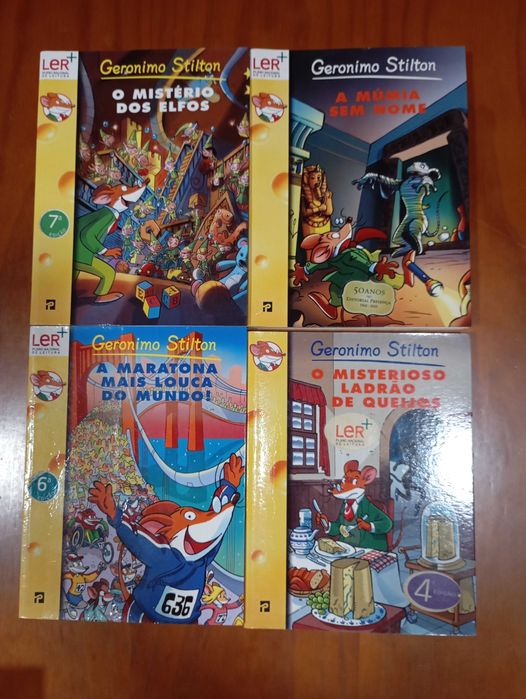 9 Livros da colecção Geronimo Stilton