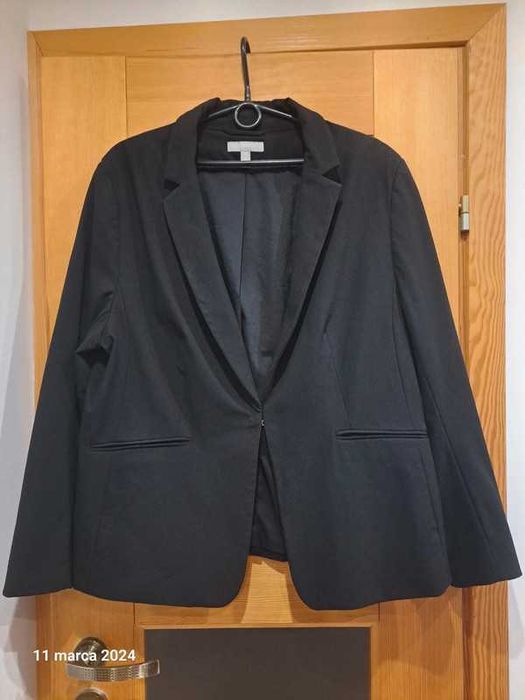 Żakiet marynarka H&M 50 52 zapinany na haczyk