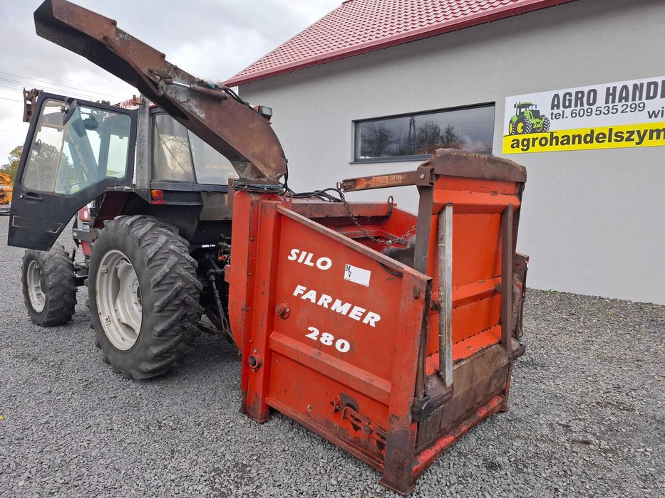 ŚCIELARKA zawieszana SILO FARMER 280 OBROTOWA RURA, lekka, sprawna