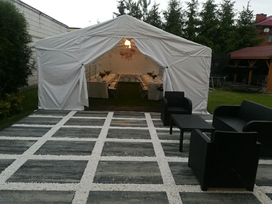 Wynajem namiotów imprezowych wypożyczę krzesła stoły