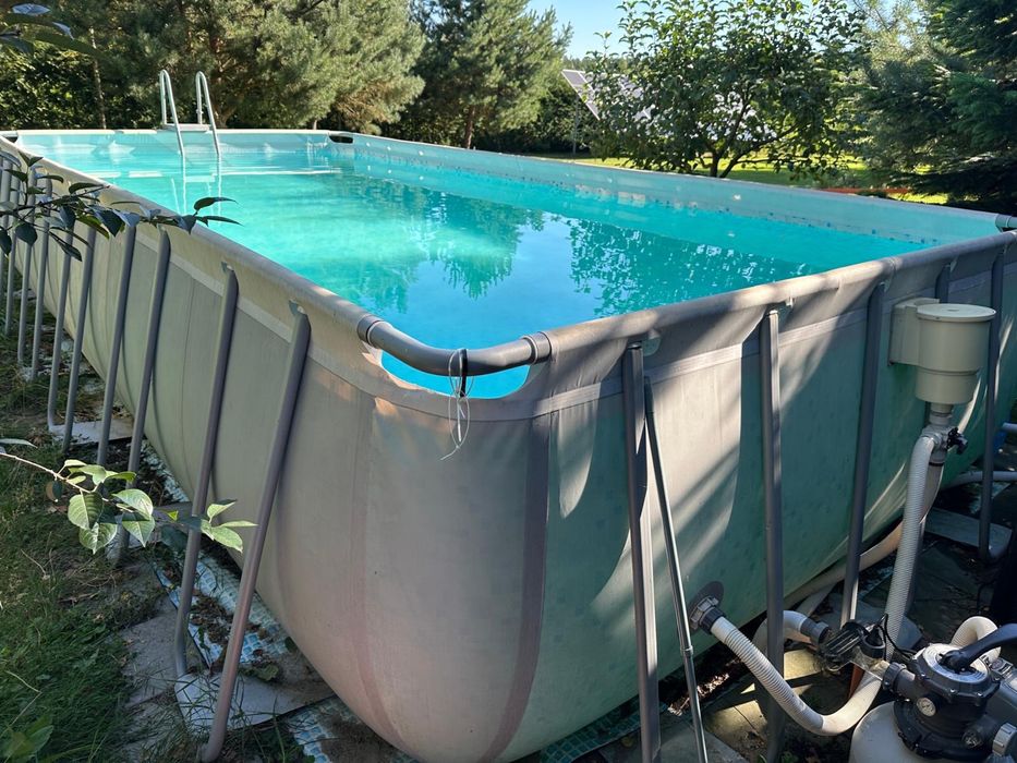 Basen ogrodowy 732x366x132, pompa ciepła wifi, pompa piaskowa….