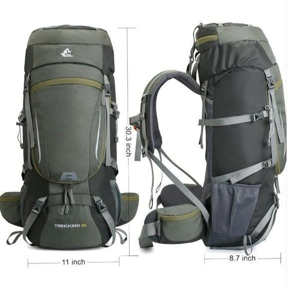 Рюкзак туристичний  50 літрів (модель Free Knight 60l), + вологозахист