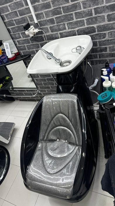 Rampa de lavagem para barbearia ou cabeleireiro