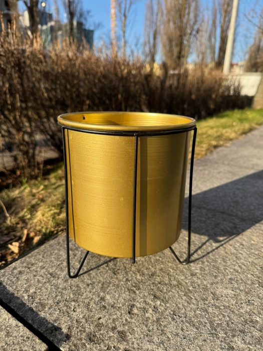 Doniczka dla kwiatów + słoik szklany