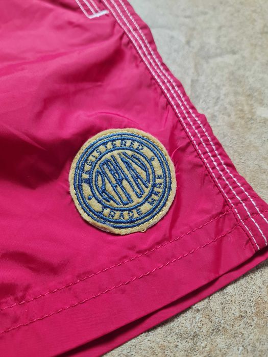 Купальні пляжні шорти REPLAY size M red червоні шорти ріплей розмір М