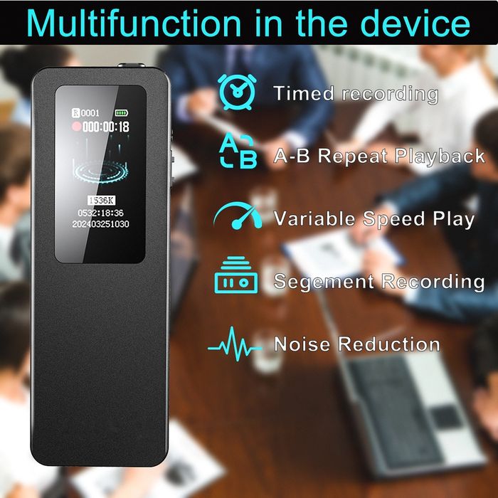 Диктофон кишеньковий Vandlion V73 на 64 Гб новий Mp3, Wav, програвач