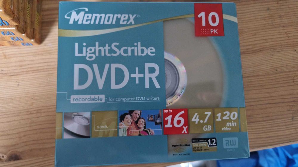 Dvd, CD e Casstes Virgem