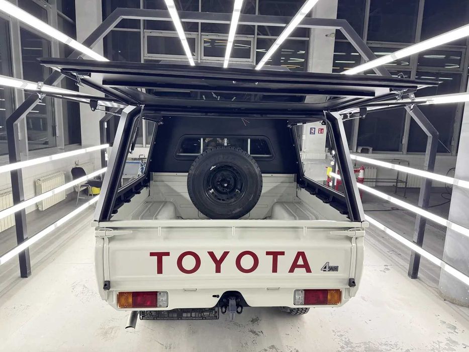 Кунг на Toyota Land Cruiser 79 металевий алюміній