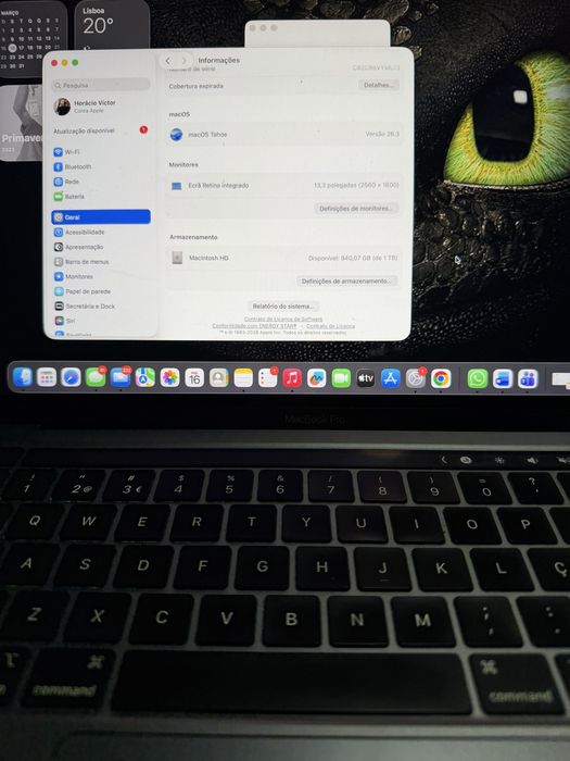 Vendo o meu Macbook Pro em bom estado