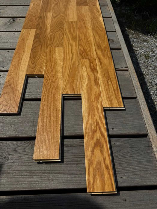 Parkiet warstwowy Dąb naturalny 11x70x490. Promocja !!!