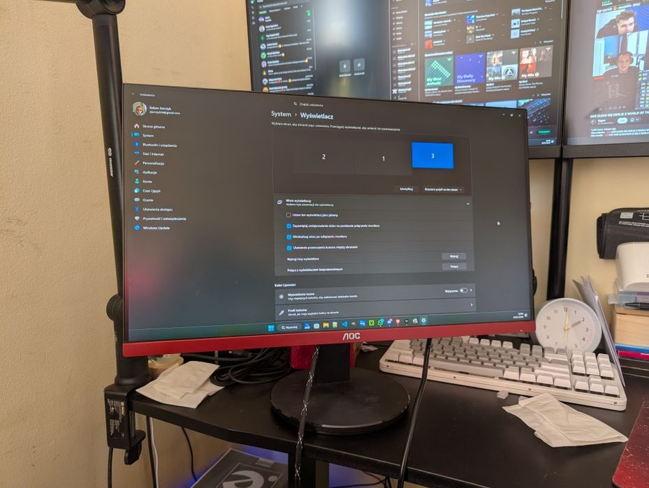 Monitor AOC G52590VXQ, 1920x1080 (FullHD), 16:9, 24 cale