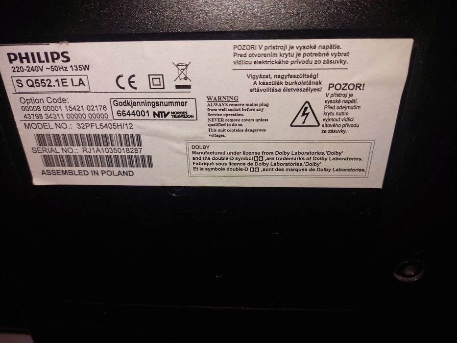 Telewizor Philips 32 cale HDMI z pilotem