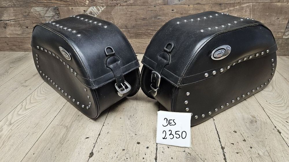 Duże kufry sakwy Ledrie Intruder Shadow VTX Valkyrie