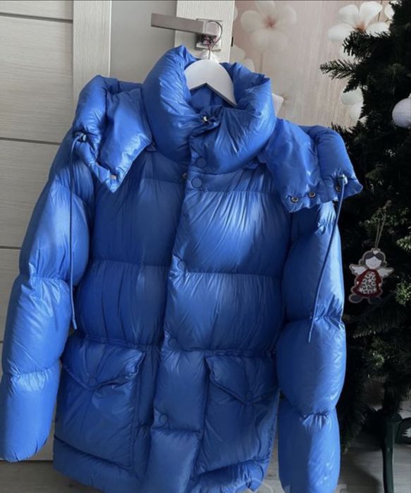 H&M пуховик женский, пух 100% р48-50