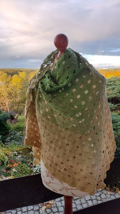 Chusta na szydełku handmade