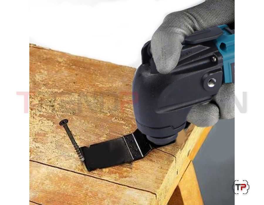 Ferramenta Oscilatória Multifunções oferta 2 Baterias + 8 Laminas