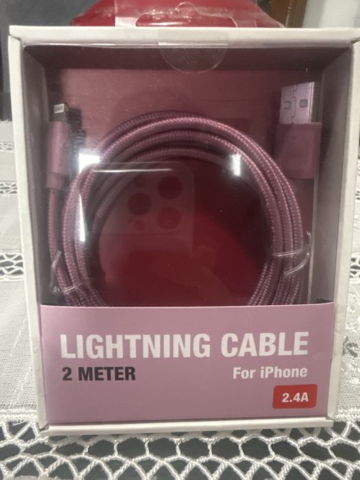Cabo Novo  para IPhone Lightning 2.4A