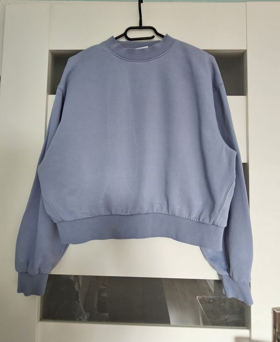Bluza damska crewneck niebieska XS Weekday