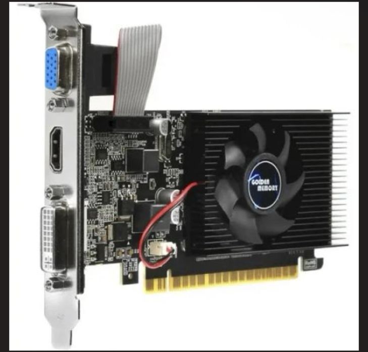 Видеокарта GeForce GT610, Golden Memory, 2Gb GDDR3