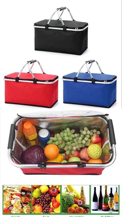 Cesta Térmica .Cores. Azul,Preto, Vermelho