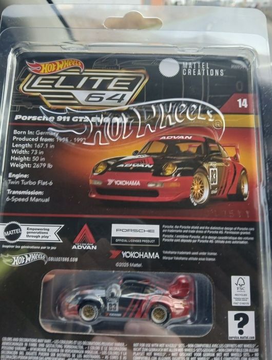 Hot Wheels Elite64 Porsche Advan