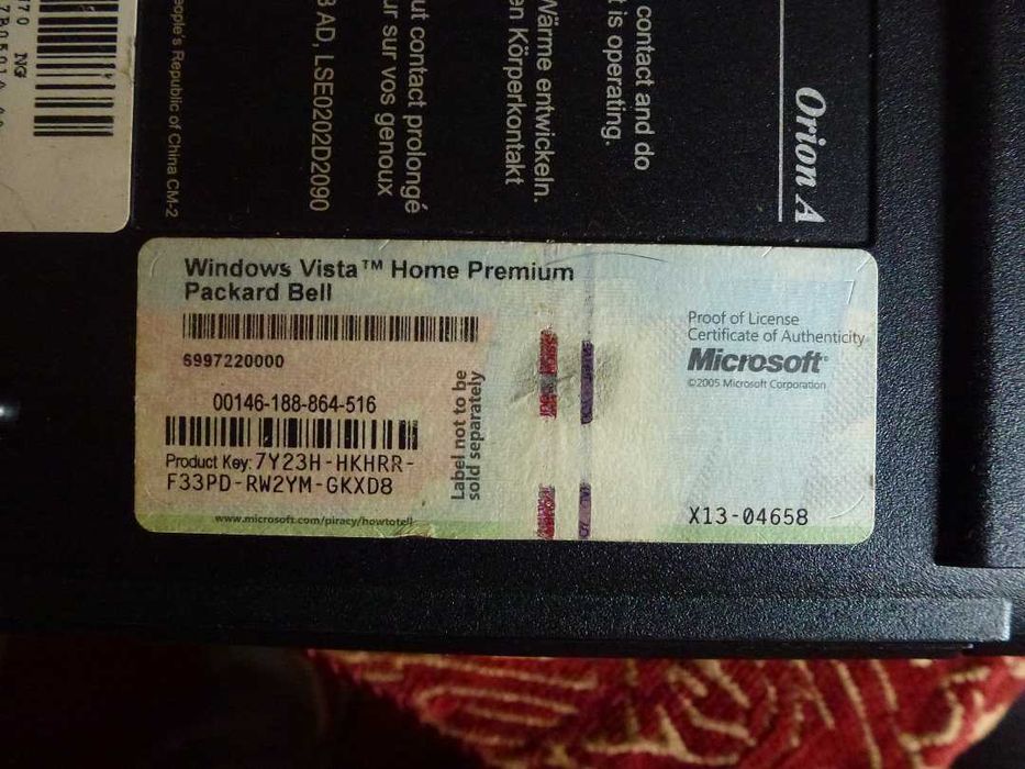 Portátel Packard Bell 17" para renovar