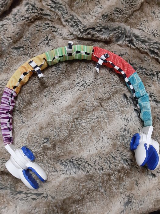 Дуга на коляску, набір іграшок для малюка, ведмедик на кол