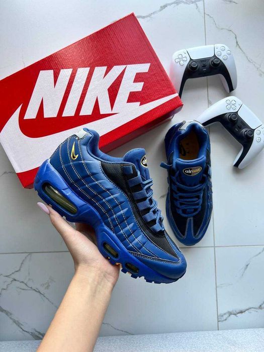 Кросівки Nike Air Max 95 Blue/Yellow premium