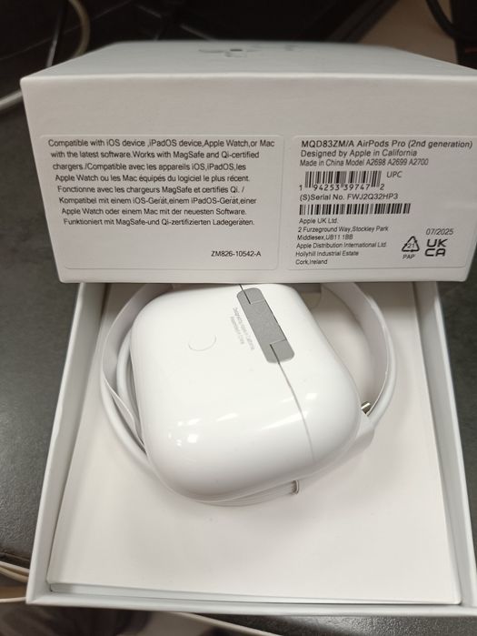 Słuchawki airpods pro 2 gen jak nowe gwarancja