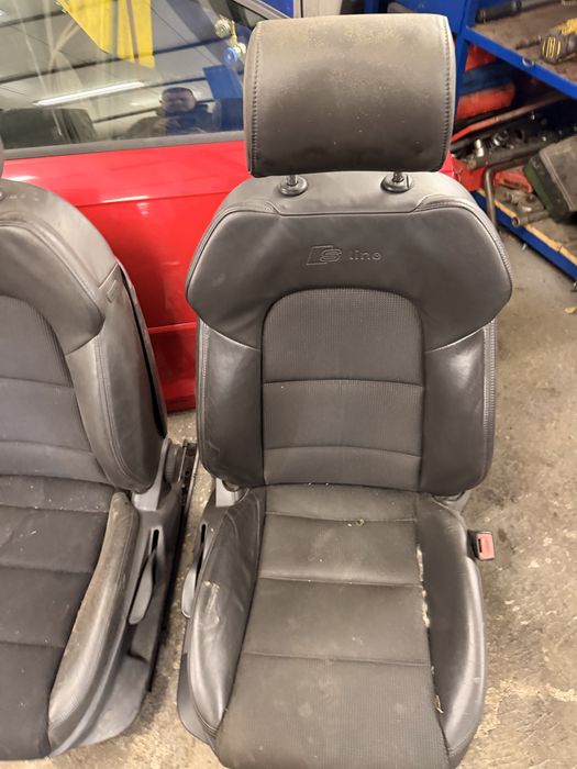 Fotele s-line sline a3 8p sportback 5d  grzane