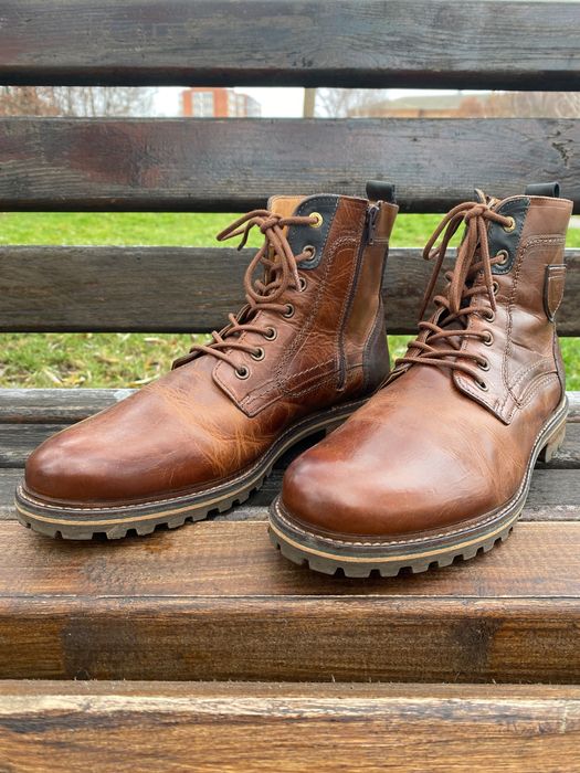 Італійські шкіряні черевики Pantofola d’Oro 44 розмір